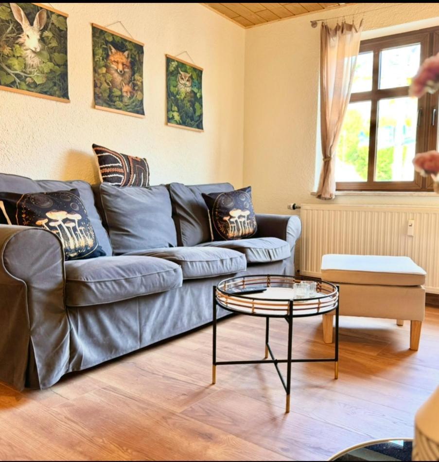 Ferienwohnung Nahe Schloss Kuckuckstein,Infrarotsauna, Hunde Liebstadt Exterior foto